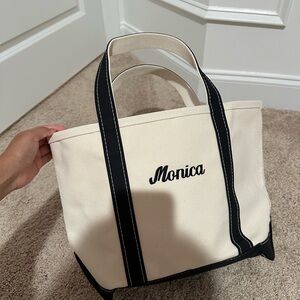 NEW LL BEAN MEDIUM OPEN TOP BOTE AND TOTE BAG
